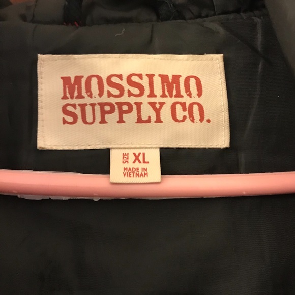 Mossimo Supply Co: red flannel winter jacket - Picture 2 of 3
